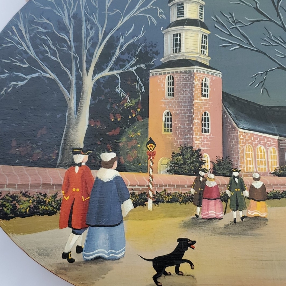 Handmade Bentwood Shaker Oval Box Christmas - Picture 9 of 16